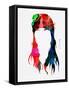 Axl Rose Watercolor-Lana Feldman-Framed Stretched Canvas