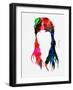 Axl Rose Watercolor-Lana Feldman-Framed Art Print