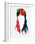 Axl Rose Watercolor-Lana Feldman-Framed Art Print