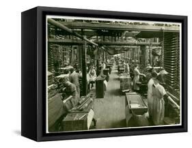 Axminster Weaving, Carpet Factory, 1923-English Photographer-Framed Stretched Canvas