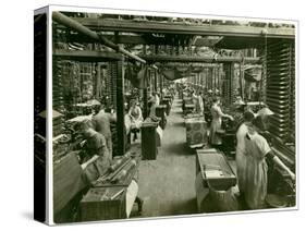 Axminster Weaving, Carpet Factory, 1923-English Photographer-Stretched Canvas