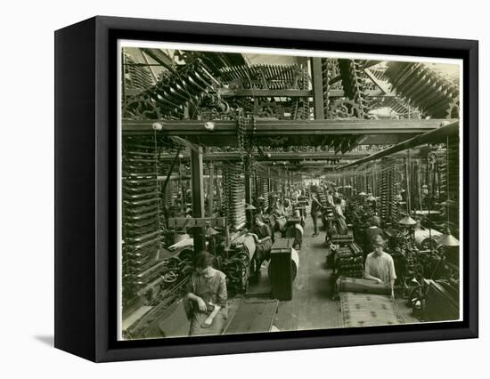 Axminster Weaving, Carpet Factory, 1923-English Photographer-Framed Stretched Canvas