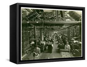 Axminster Weaving, Carpet Factory, 1923-English Photographer-Framed Stretched Canvas