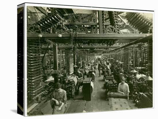 Axminster Weaving, Carpet Factory, 1923-English Photographer-Stretched Canvas