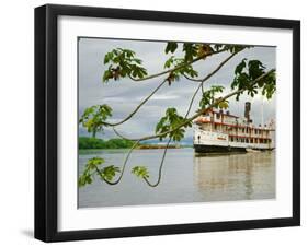 Ayapua Riverboat Making Way Up Amazon River at End of Earthwatch Expedition to Lago Preto, Peru-Paul Harris-Framed Photographic Print