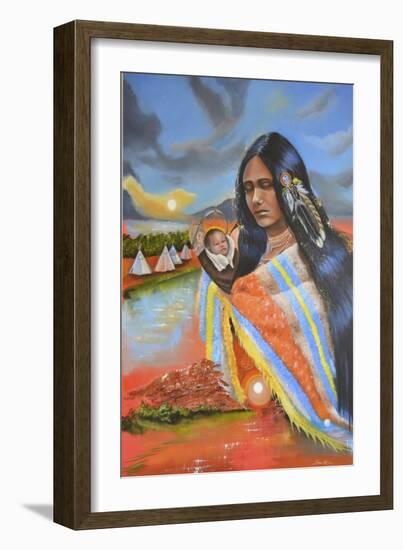 Ayasha (Little One)-Sue Clyne-Framed Giclee Print