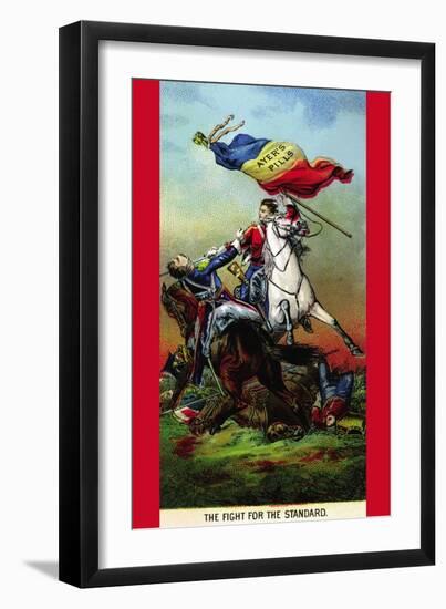 Ayer's Pills - The Fight For The Standard-null-Framed Art Print