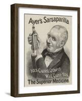 Ayer's Sarsaparilla Advertisement-null-Framed Giclee Print