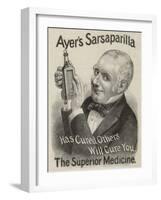 Ayer's Sarsaparilla Advertisement-null-Framed Giclee Print