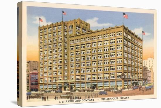 Ayers Building, Indianapolis-null-Stretched Canvas