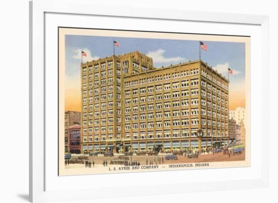 Ayers Building, Indianapolis-null-Framed Art Print