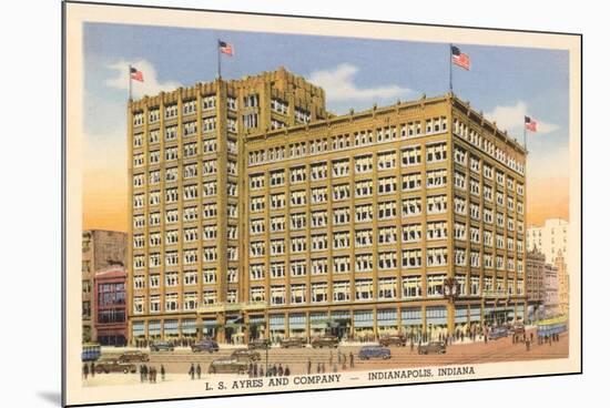 Ayers Building, Indianapolis-null-Mounted Art Print