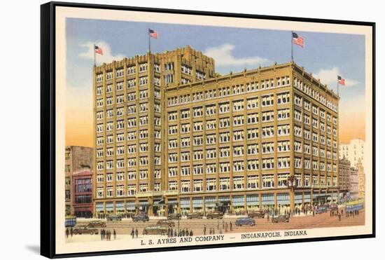 Ayers Building, Indianapolis-null-Framed Stretched Canvas