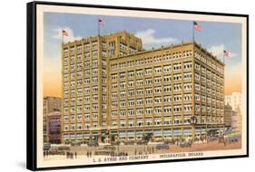 Ayers Building, Indianapolis-null-Framed Stretched Canvas