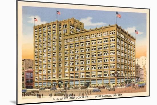 Ayers Building, Indianapolis-null-Mounted Premium Giclee Print