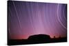 Ayers Rock and Star Trails, Ulru - Kata Tjuta National Park, Australia-null-Stretched Canvas