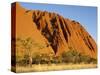 Ayers Rock in the Australian Outback-Paul Souders-Stretched Canvas