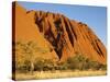 Ayers Rock in the Australian Outback-Paul Souders-Stretched Canvas