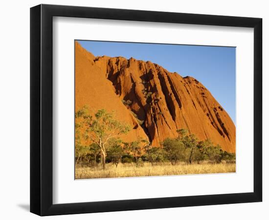 Ayers Rock in the Australian Outback-Paul Souders-Framed Photographic Print