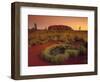 Ayers Rock, Northern Territory, Australia-Doug Pearson-Framed Photographic Print