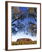 Ayers Rock, Northern Territory, Australia-Doug Pearson-Framed Photographic Print