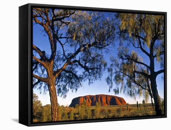 Ayers Rock, Northern Territory, Australia-Doug Pearson-Framed Stretched Canvas