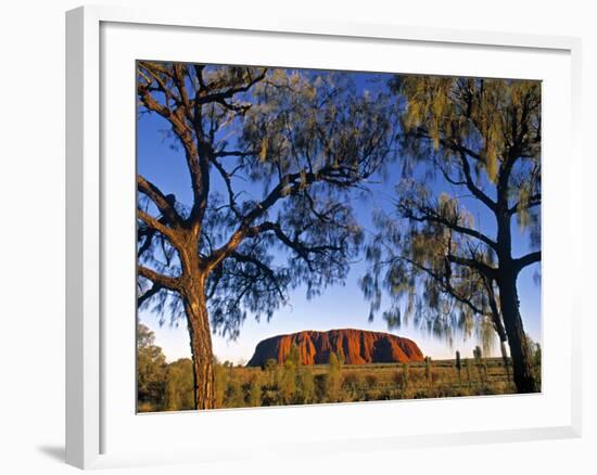 Ayers Rock, Northern Territory, Australia-Doug Pearson-Framed Photographic Print