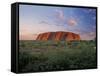 Ayers Rock, Northern Territory, Australia-Alan Copson-Framed Stretched Canvas