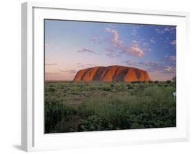 Ayers Rock, Northern Territory, Australia-Alan Copson-Framed Photographic Print