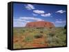 Ayers Rock, Northern Territory, Australia-Alan Copson-Framed Stretched Canvas