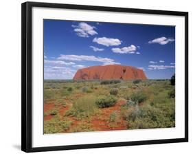 Ayers Rock, Northern Territory, Australia-Alan Copson-Framed Photographic Print