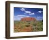 Ayers Rock, Northern Territory, Australia-Alan Copson-Framed Photographic Print