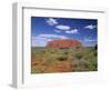 Ayers Rock, Northern Territory, Australia-Alan Copson-Framed Photographic Print