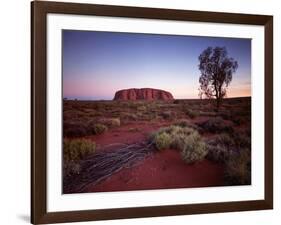 Ayers Rock, Uluru at Sunset-null-Framed Photographic Print