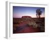 Ayers Rock, Uluru at Sunset-null-Framed Photographic Print