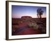 Ayers Rock, Uluru at Sunset-null-Framed Photographic Print