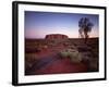 Ayers Rock, Uluru at Sunset-null-Framed Photographic Print