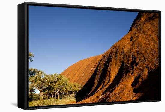 Ayers Rock, Uluru-Kata Tjuta National Park, Australia-Paul Souders-Framed Stretched Canvas