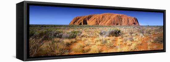 Ayers Rock, Uluru-Kata Tjuta National Park, Northern Territory, Australia-null-Framed Stretched Canvas