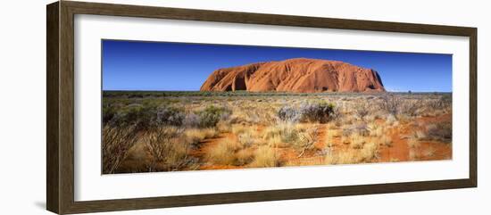 Ayers Rock, Uluru-Kata Tjuta National Park, Northern Territory, Australia-null-Framed Photographic Print