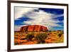 Ayers Rock Uluru Kata Tjuta-null-Framed Premium Giclee Print