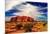 Ayers Rock Uluru Kata Tjuta-null-Mounted Premium Giclee Print