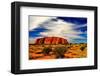 Ayers Rock Uluru Kata Tjuta-null-Framed Art Print