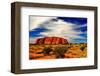 Ayers Rock Uluru Kata Tjuta-null-Framed Art Print