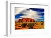 Ayers Rock Uluru Kata Tjuta-null-Framed Art Print