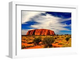 Ayers Rock Uluru Kata Tjuta-null-Framed Art Print