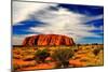 Ayers Rock Uluru Kata Tjuta-null-Mounted Art Print