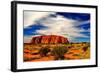 Ayers Rock Uluru Kata Tjuta-null-Framed Art Print