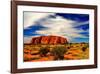 Ayers Rock Uluru Kata Tjuta-null-Framed Art Print