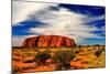 Ayers Rock Uluru Kata Tjuta-null-Mounted Art Print